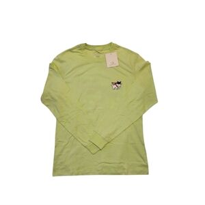 NEW Juniors' Ivory Ella Frosty Long Sleeve T-Shirt - Small